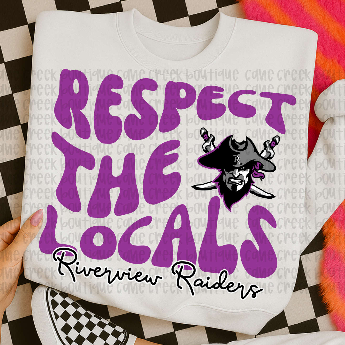 Custom Respect The Locals Team Spirit