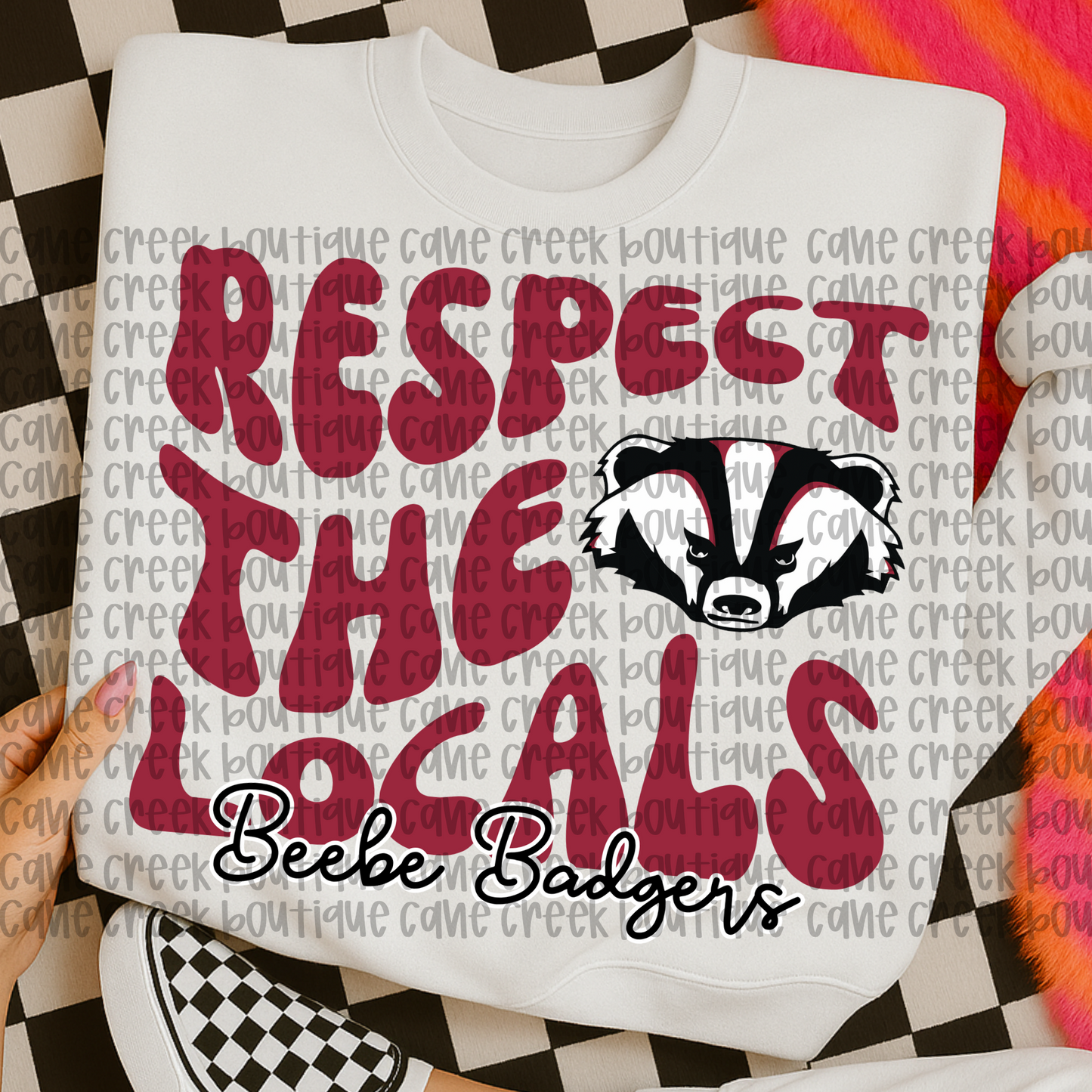 Custom Respect The Locals Team Spirit