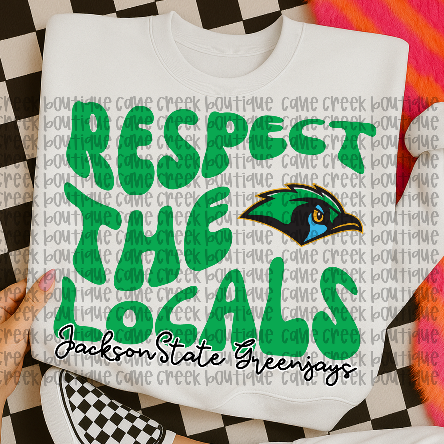 Custom Respect The Locals Team Spirit