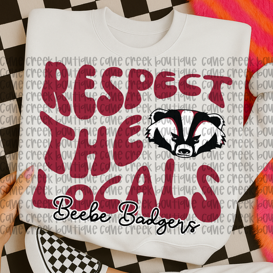 Custom Respect The Locals Team Spirit